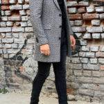 Barnaby Gray Slim Fit Wool Long Coat