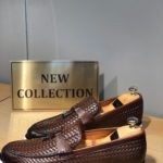 Sardinelli Brown Knitted Leather Shoes