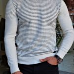 Aysoti White Slim Crewneck Sweater