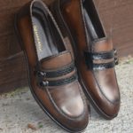 Aysoti Brown Buckle Loafers