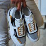 Aysoti White Mid Top Sneakers