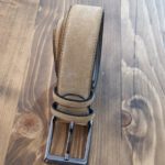 Aysoti Camel Suede Leather Belt