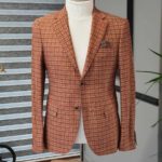 Aysoti Becksbourne Tile Slim Fit Plaid Wool Suit
