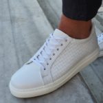 Aysoti Milford White Low-Top Sneakers