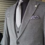 Slim Fit Peak Lapel Suit