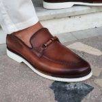 Brown Bit Loafers