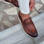 Brown Bit Loafers