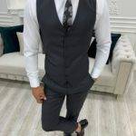 Aysoti Vermut Gray Slim Fit Suit