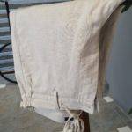 Camel Slim Fit Striped Notch Lapel Cotton Suit