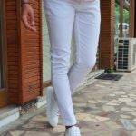 White Slim Fit Lycra Jeans