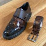 Brown Buckle Shoes