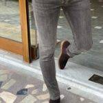 Beige Slim Fit Jeans